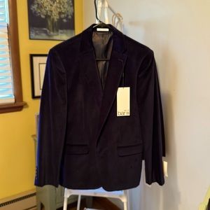 NWT bar111 Mens Suit Jacket Size 38S Slim Fit Navy